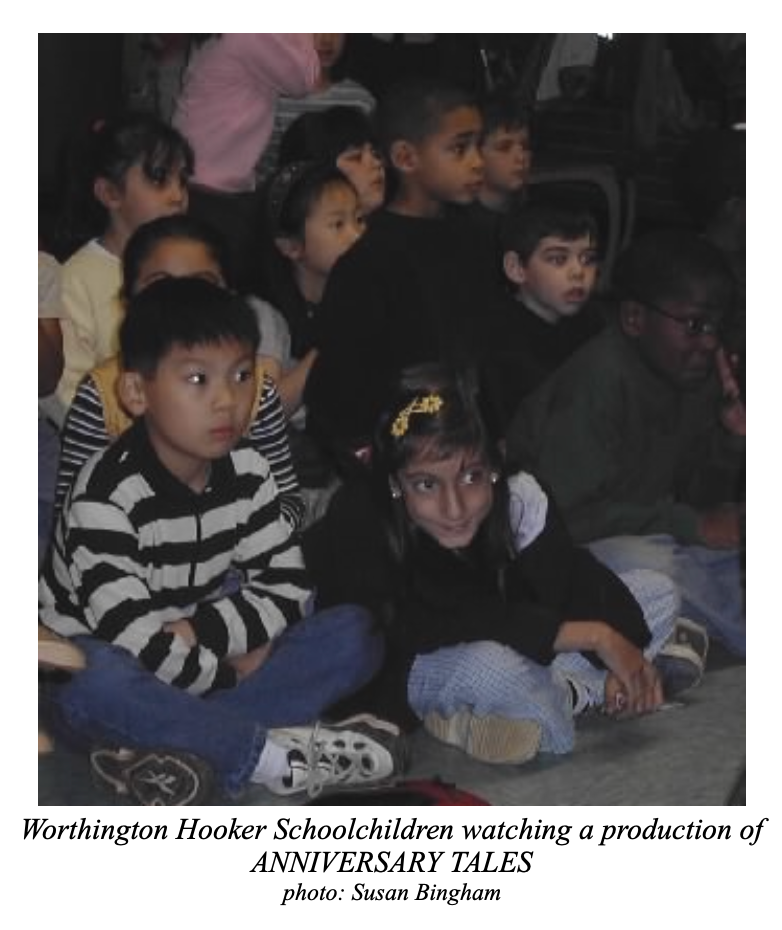 Worthington Hooker Schoolchildren watching a production of Anniversary Tales